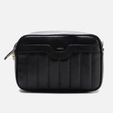 BOLSA TIRACOLO PRETA COURO FRANCINE PEQUENA A 50023 0051 0068 AREZZO